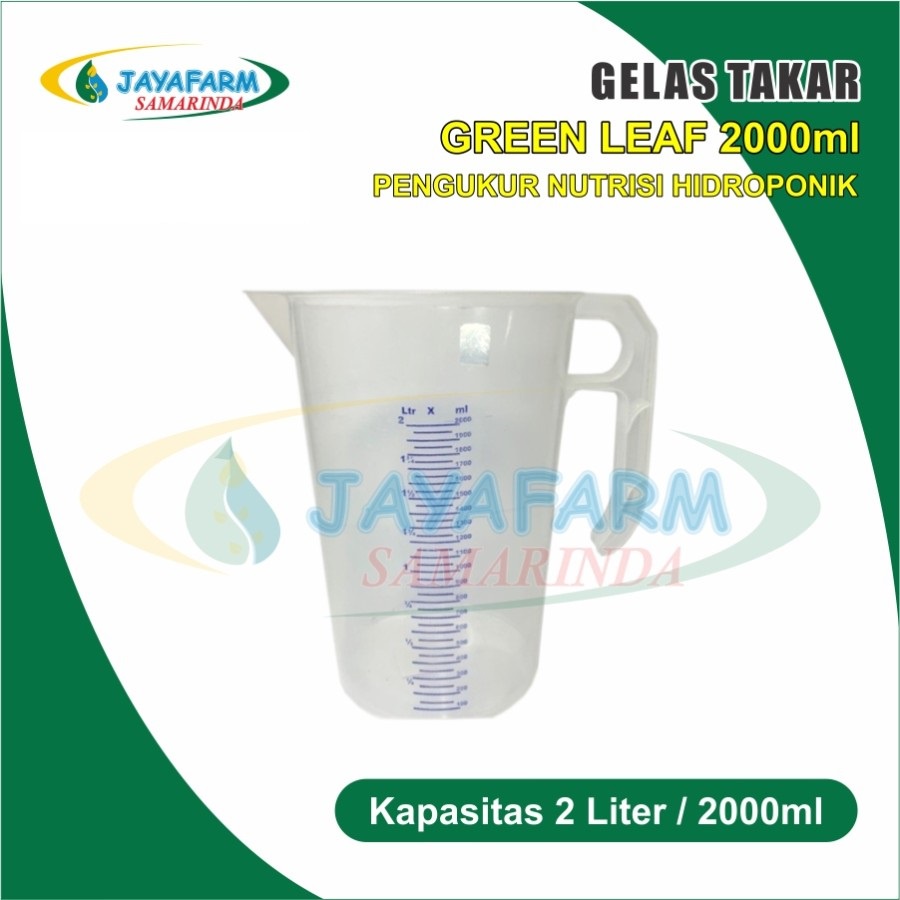Jual Gelas Ukur Takar Green Leaf Kapasitas 2 Liter Shopee Indonesia 4741
