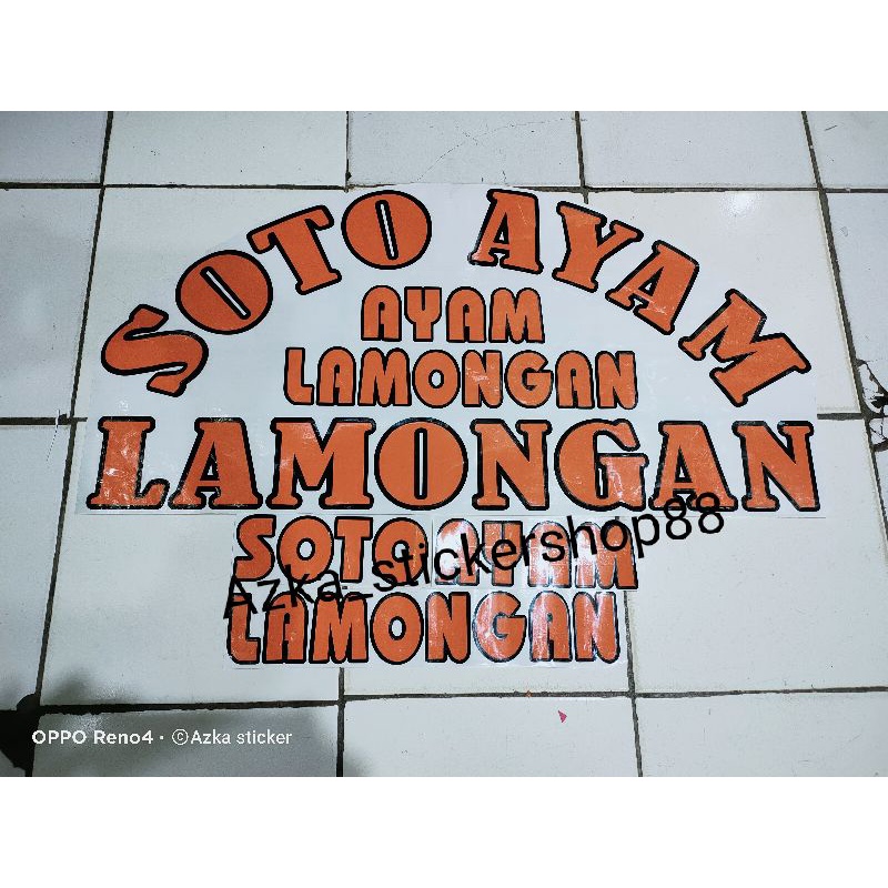 Jual sticker gerobak, sticker etalase, sticker kaca cutting sticker ...
