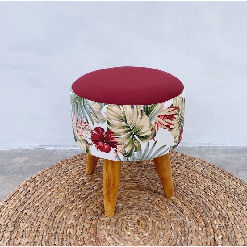 Jual Stool Bulat Motif Kursi Bulat Empuk Bangku Bulat Kursi Stool Sofa Bulat Sofa Jamur Sofa