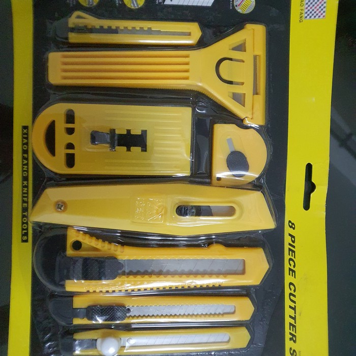 Jual cutter 1 set isi 8 pcs | Shopee Indonesia