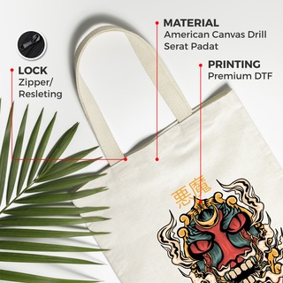 Jual Marcleon Resleting Tote Bag Promo Custom Satuan Tote Bag Tas