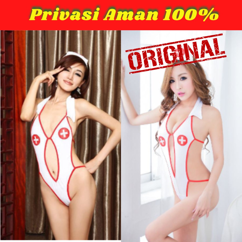 Jual Pakaian Baju Dinas Malam Istri Lingeria Sexy Hot Wanita Smile Set