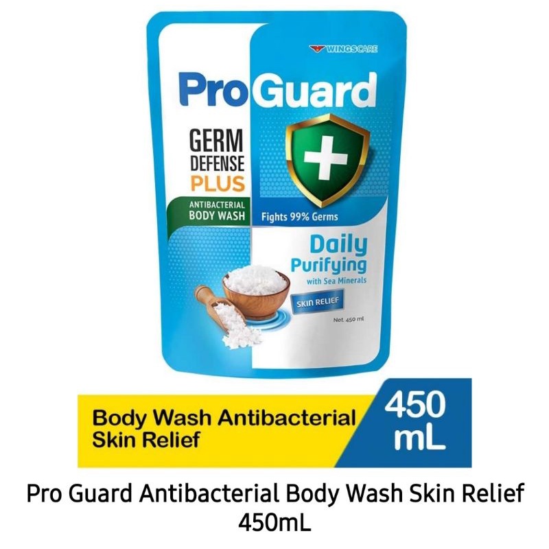Jual Pro Guard Antibacterial Body Wash Skin Relief 450 Ml | Shopee ...