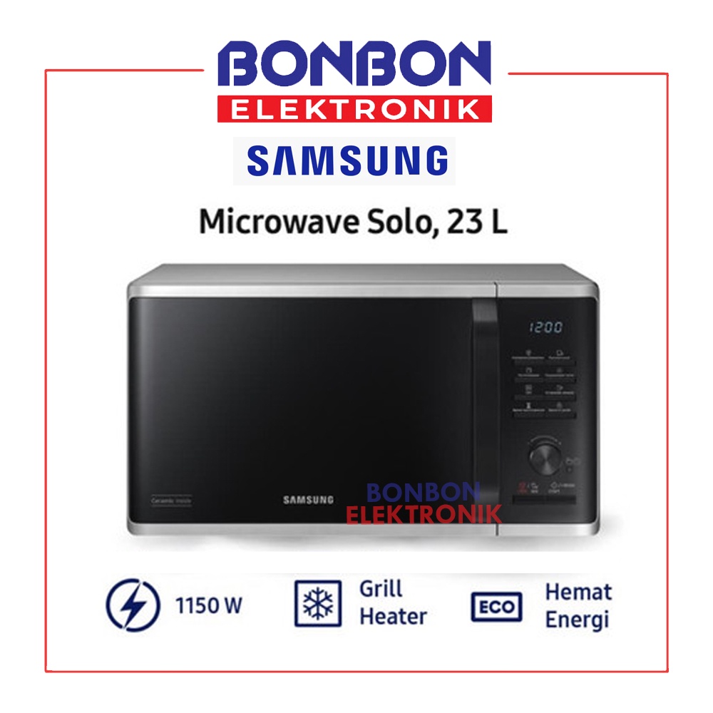 samsung microwave solo 23l ms23k3515as se