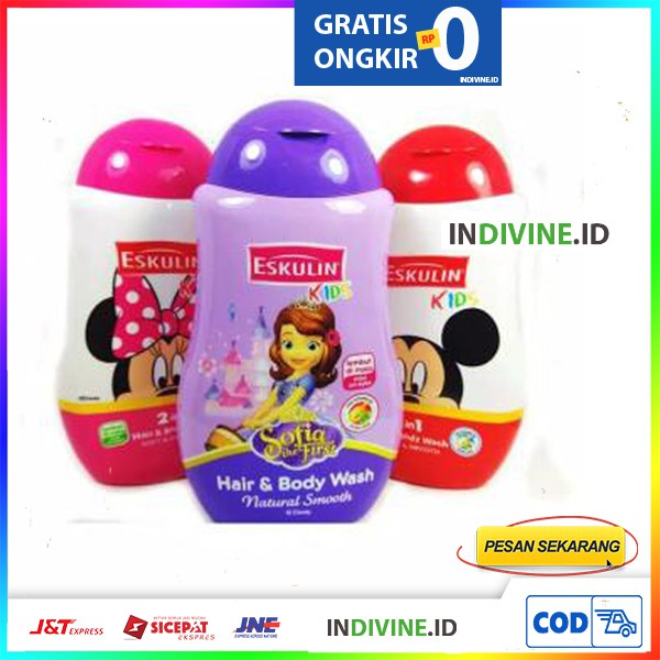 Jual Sabun Mandi Anak Eskulin Kids 2in1 Hair And Bodywash Sabun Eskulin ...