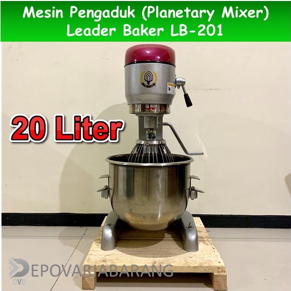 Jual Mixer 20 Liter Made in Taiwan LEADER BAKER LB201