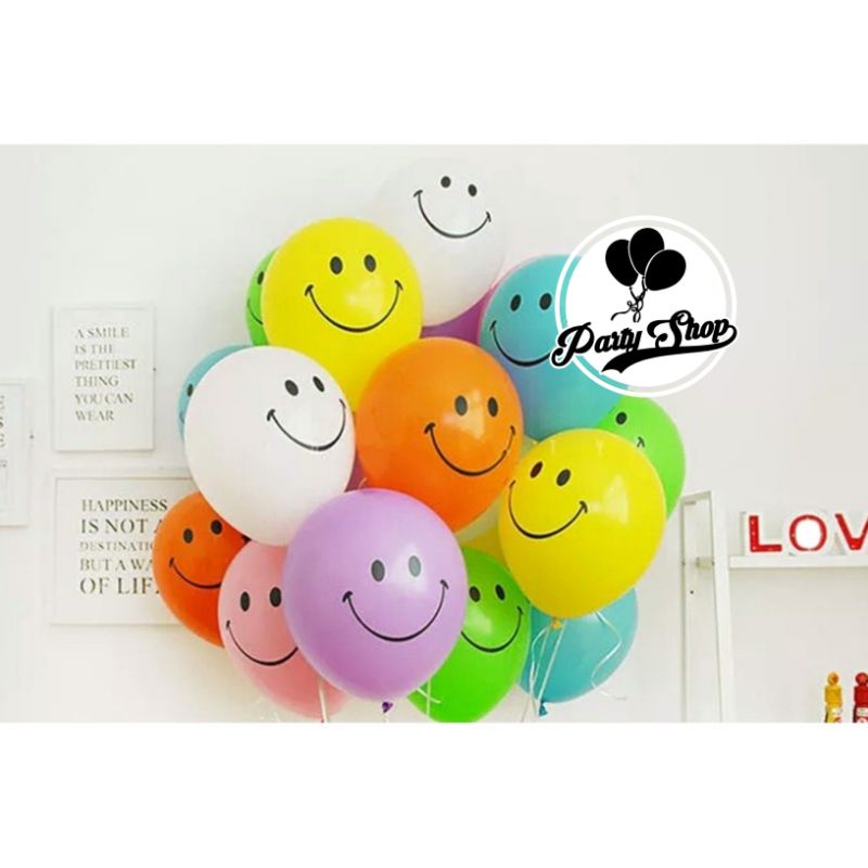 Jual Balon Gambar Smile Balon Gambar Emoji Balon Motif Senyum