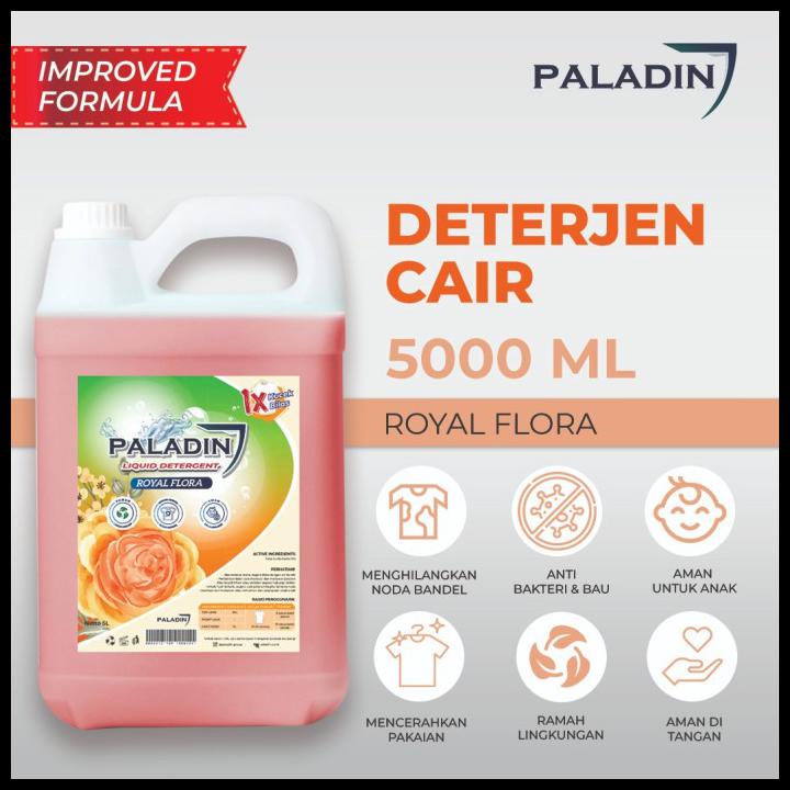 Jual Deterjen Cair Liquid Royal Flora IMPROVED FORMULA (Aman untuk anak