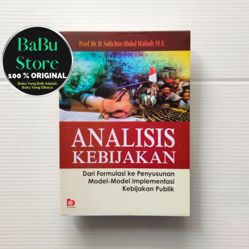 Jual Buku Analisis Kebijakan Solichin Abdul Wahab Bumi Aksara Ba