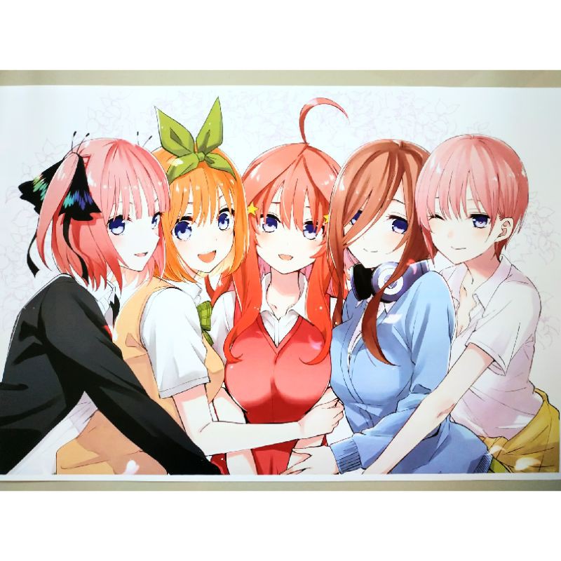 Jual Poster Anime Gotoubun no Hanayome 12 / 5-toubun Merchandise