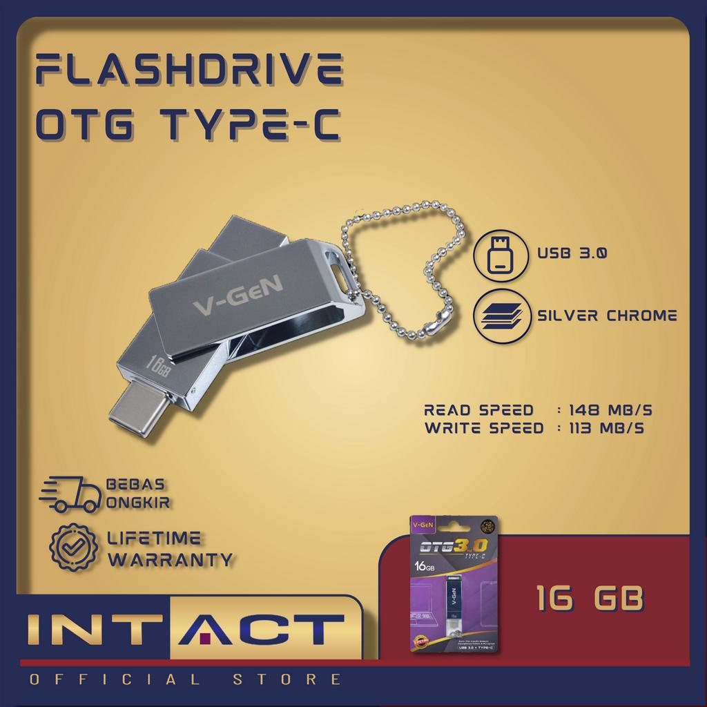 Jual OTG USB Type C Flashdisk V-GeN 16GB 32GB 64GB 128GB 256GB ...