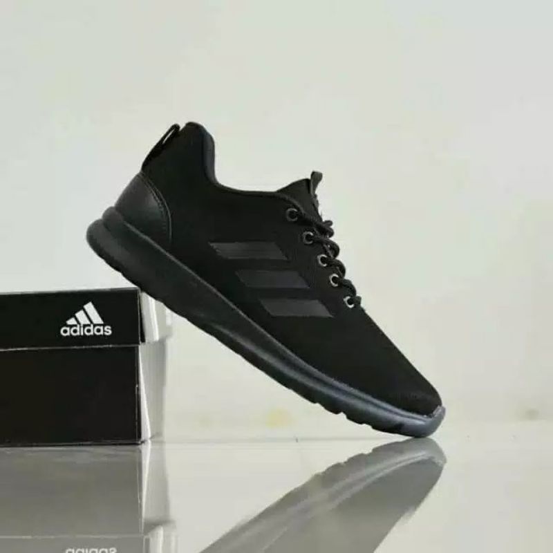 SEPATU SEKOLAH HITAM POLOS ANAK DAN DEWASA ADIDAS NEO PRIA WANITA ADS- 36  di Alifjaya Ayu Tokopedia
