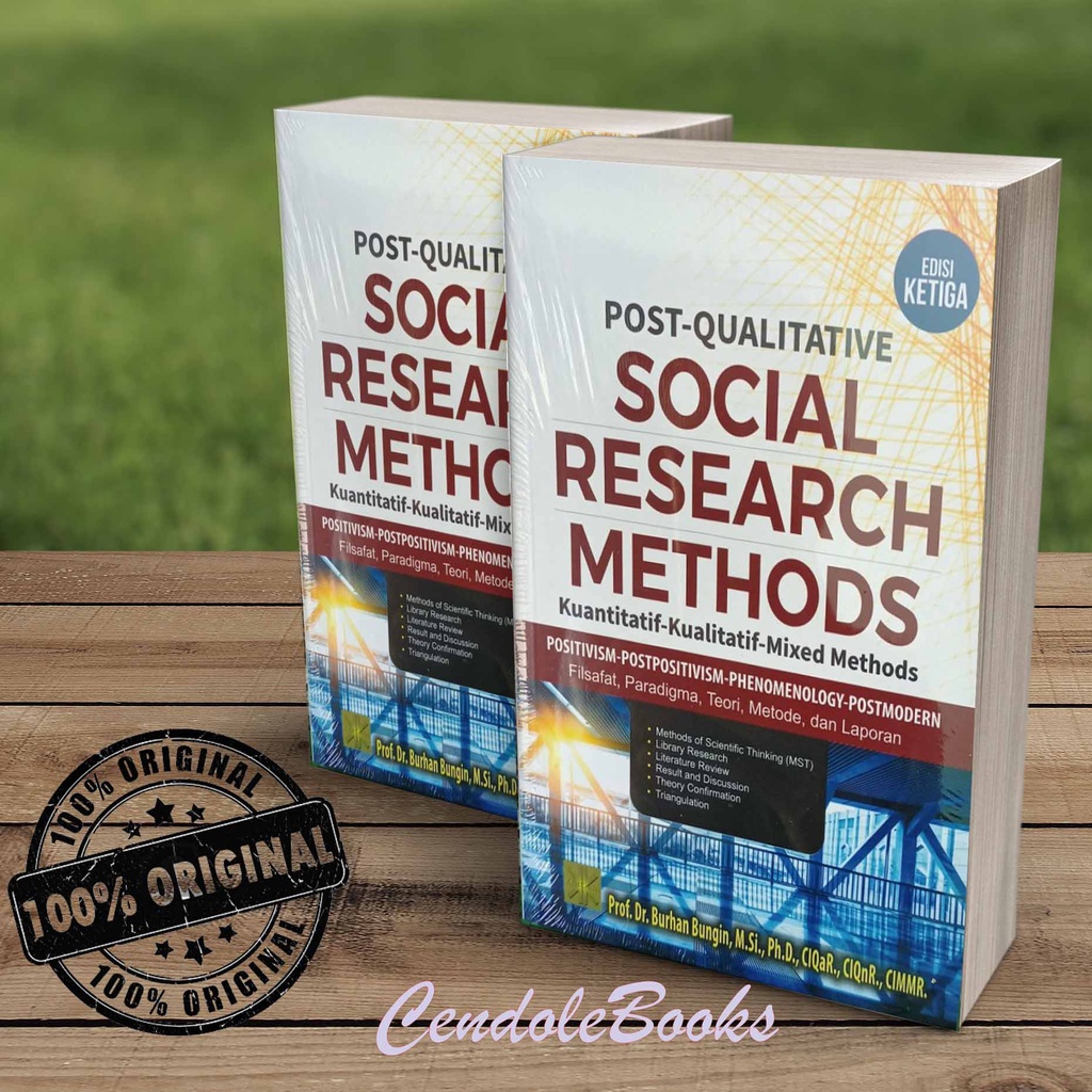 Jual Buku Post Qualitative Social Research Methods - Prof. Dr. Burhan ...
