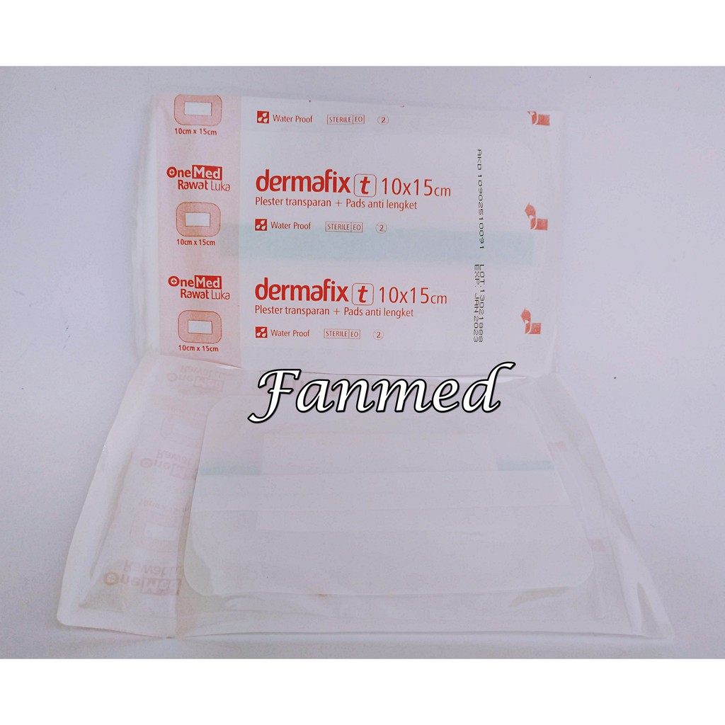Jual Plester Perban Dermafix T Onemed Satuan 10x15cm | Shopee Indonesia