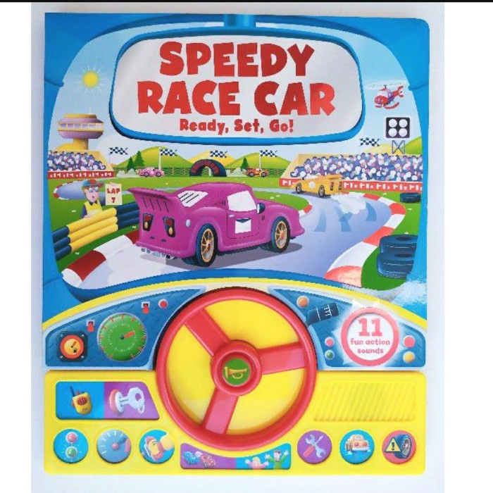 Jual Igloo Steering Wheel - Speedy Race Car (Sound Board Book) | Shopee ...