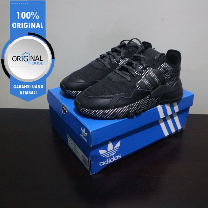 Sepatu Adidas Nite Jogger 3M Triple Black FV1326 Original BNIB