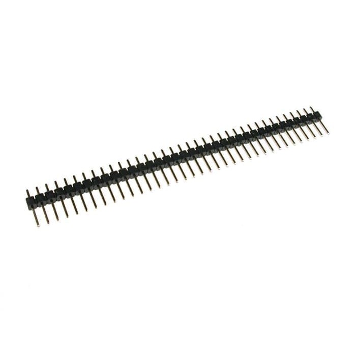 Jual Good Quality Pin Header 2.54mm Male 1x40 single Connector tulang ...