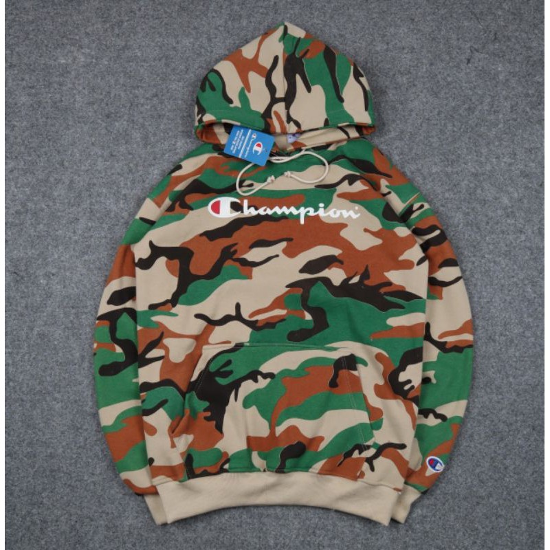 Hoodie Champion Camo Army