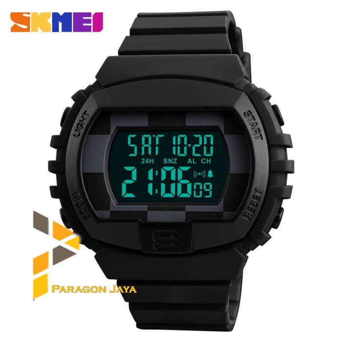 Jual Jam Tangan SKMEI 1304 Digital Sporty Pria Hitam Polos Termurah Shopee Indonesia