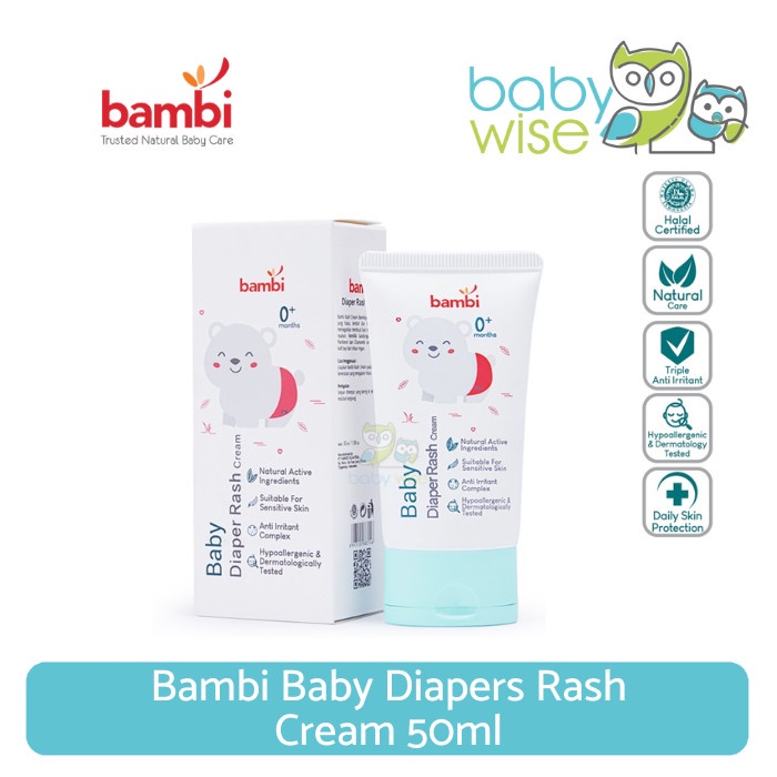 Jual Bambi Baby Diapers Rash Cream | Shopee Indonesia