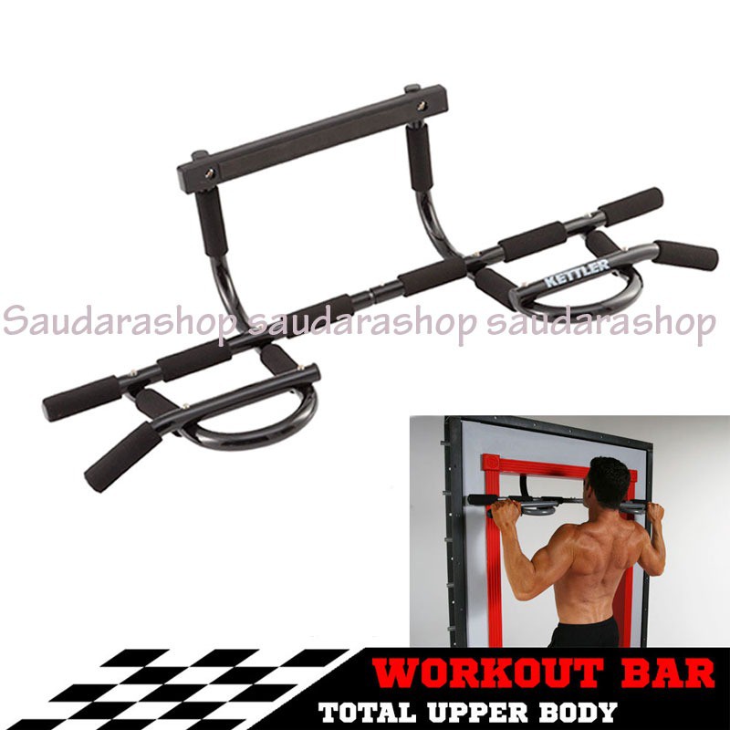 Jual HOBI Kettler Multi Grip Chin UP Bar Iron Gym pull up kettler Shopee Indonesia