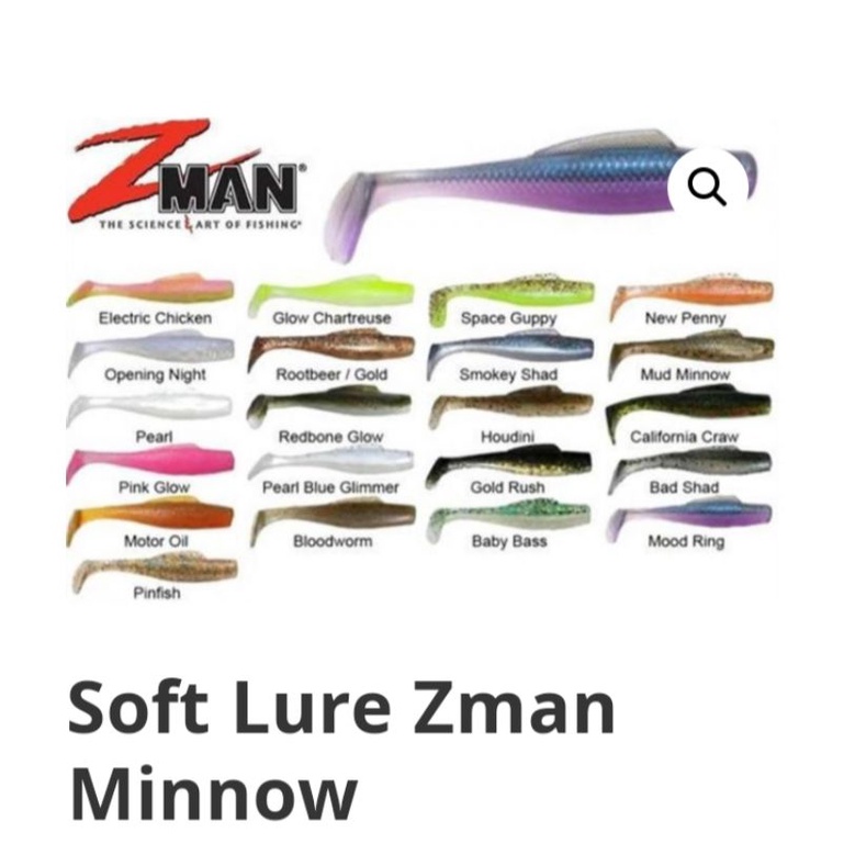 Jual Soft Lure Original Zman Elaztech 3 Inch | Shopee Indonesia