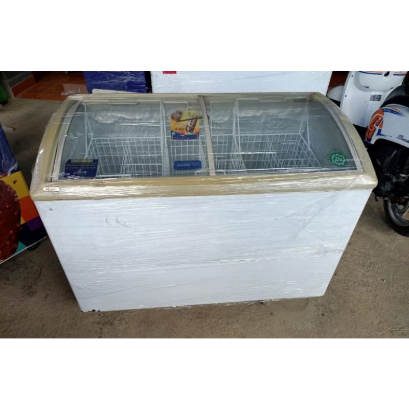 Jual Freezer Box / Sliding Flat Curve Glass Freezer | Shopee Indonesia