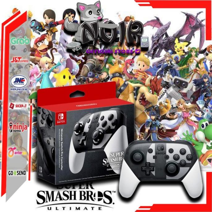 Jual NINTENDO SWITCH PRO CONTROLLER SUPER SMASH BROS LIMITED EDITION