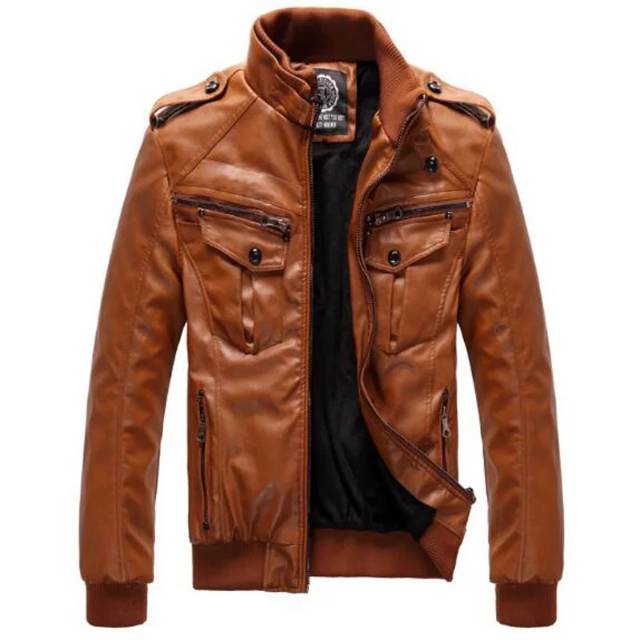 Jual JAKET SEMI KULIT RIB | Shopee Indonesia