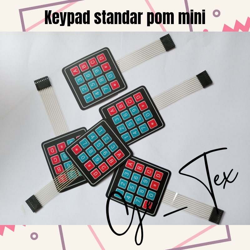 Jual Tombol Keypad Pom Mini Standar Original Pertamini Digital Termurah Shopee Indonesia 