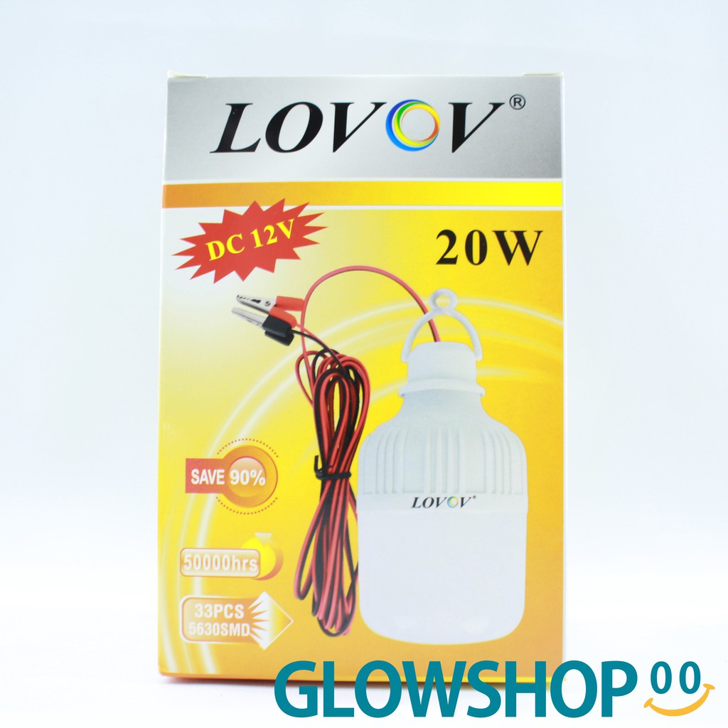 Jual Lampu Bohlam Led Dc V Watt Lovov Shopee Indonesia