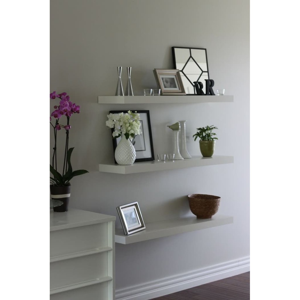 Jual rak floating shelf 60cm (per unit) | Shopee Indonesia