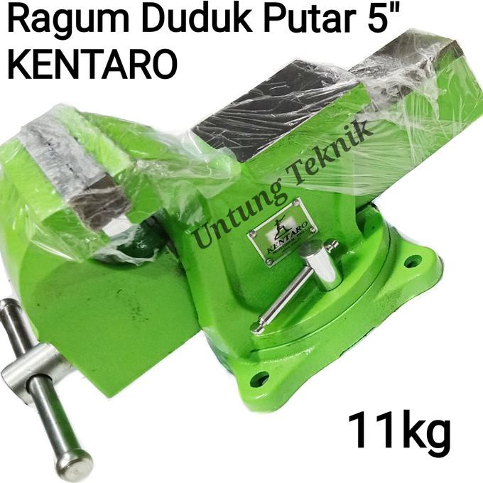 Jual KENTARO RAGUM PUTAR DUDUK 5 INCH - HEAVY DUTY BENCH VICE EXCLUSIVE ...