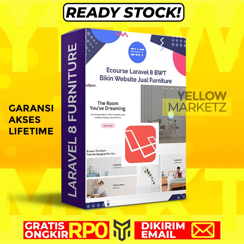 Jual LARAVEL 8 Studi Kasus Web Jualan Furniture | Shopee Indonesia