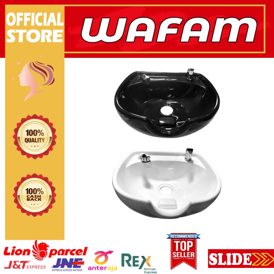 Jual WASHBAK TEMPAT CUCI RAMBUT KERAMIK KOMPLIT KRAN SALON BARBER ...