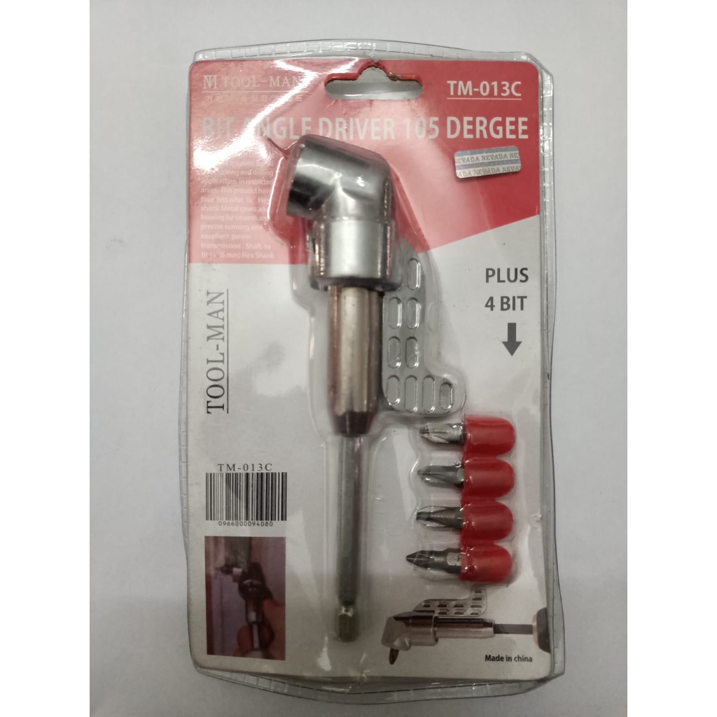 Jual Tool-Man Bit Angle Driver 105° TM-013C | Shopee Indonesia