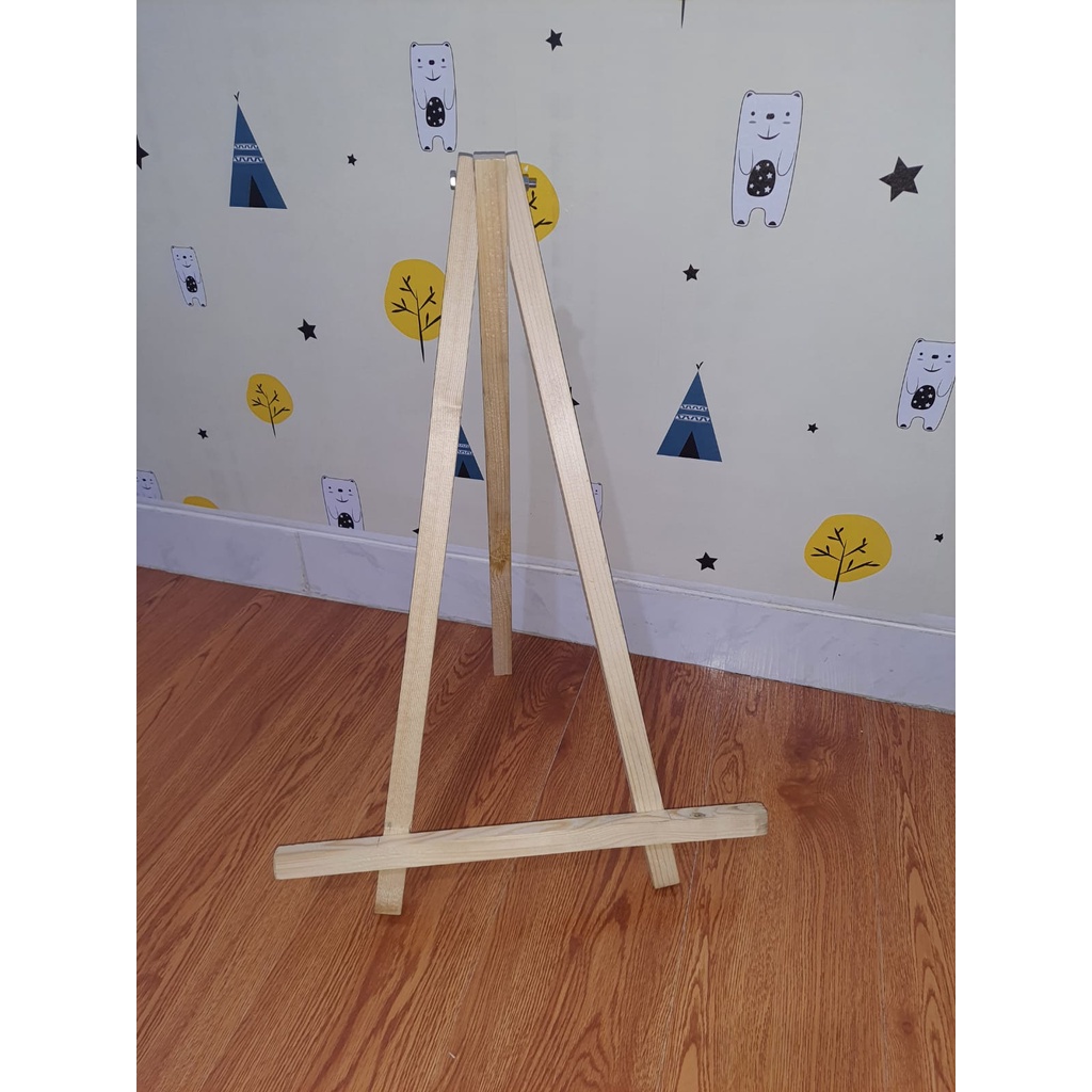 Jual EASEL LUKIS KAYU UKURAN 40 X 50 CM khusus paint by number
