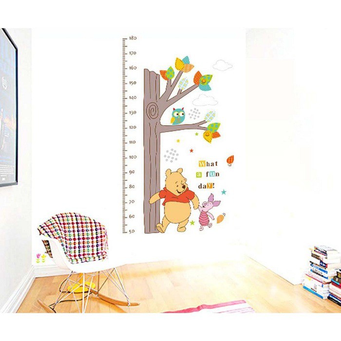Jual Stiker Dinding Wallstiker Wall Sticker Ptb Tinggi Badan Winnie the ...