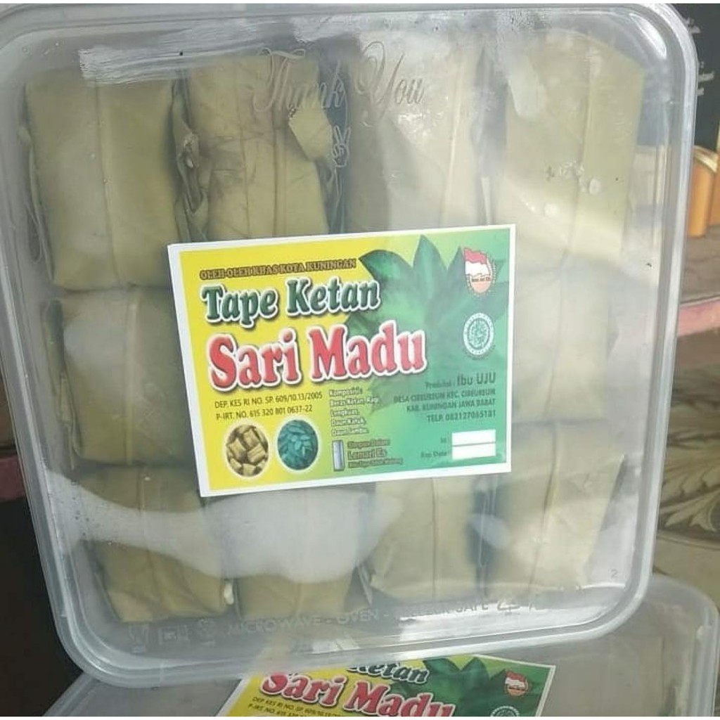 Jual Tape Ketan Sari Madu Asli Kuningan / Oleh oleh khas Kuningan