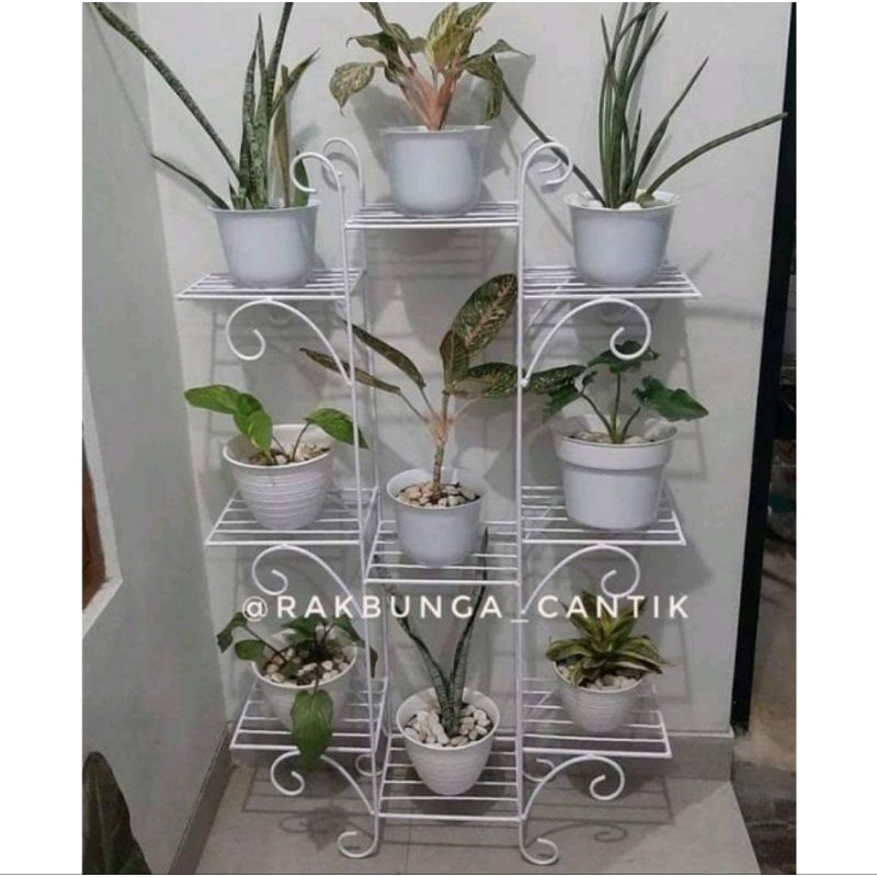 Jual rak bunga indah susun 9 | Shopee Indonesia