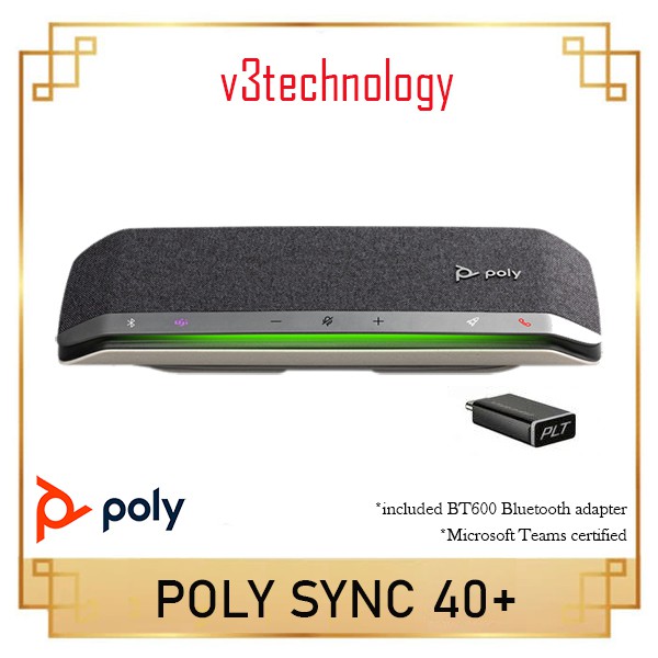 Jual Poly SYNC 40+ with BT700 Bluetooth Adapter - Bluetooth ...