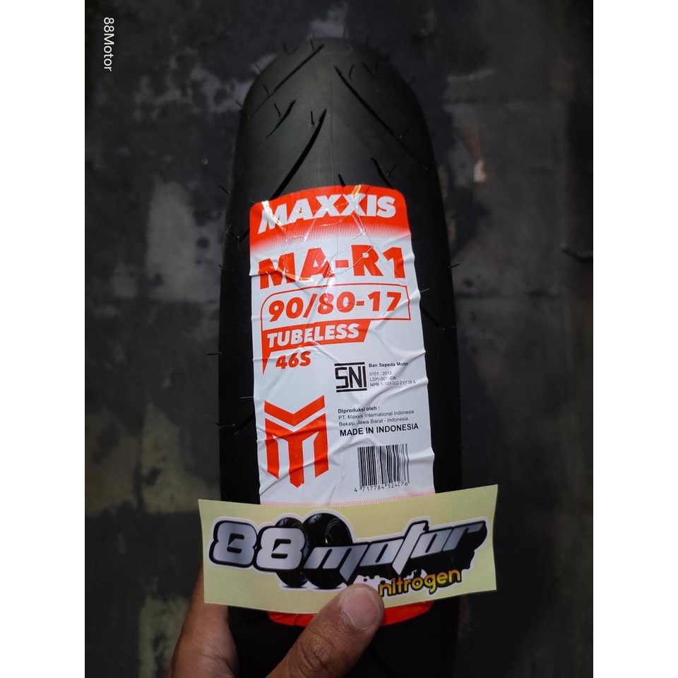 Jual Ban Maxxis MA-R1 90/80-17 Tubeless, OFFLINE LEBIH MURAH | Shopee ...