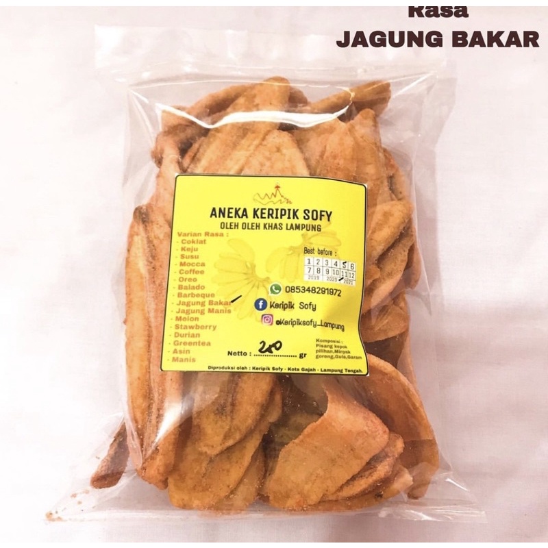 Jual Keripik Pisang Rasa Jagung Bakar Shopee Indonesia 3650