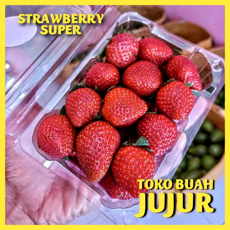 Jual STRAWBERRY ORGANIK FRESH 250Gr | Shopee Indonesia