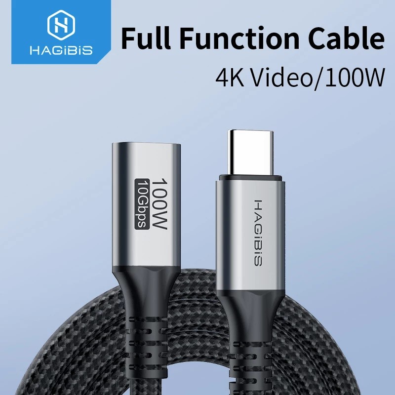 Jual Hagibis Usb C Extention Cable Usb Gen Male To Female Cord K W Shopee Indonesia