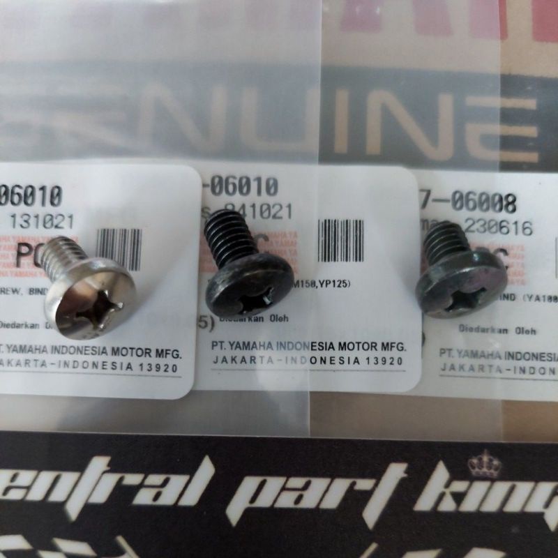 Jual SCREW BIND / BAUT COVER KNALPOT RXZ, 125ZR, VIXION 2007-2011 ...