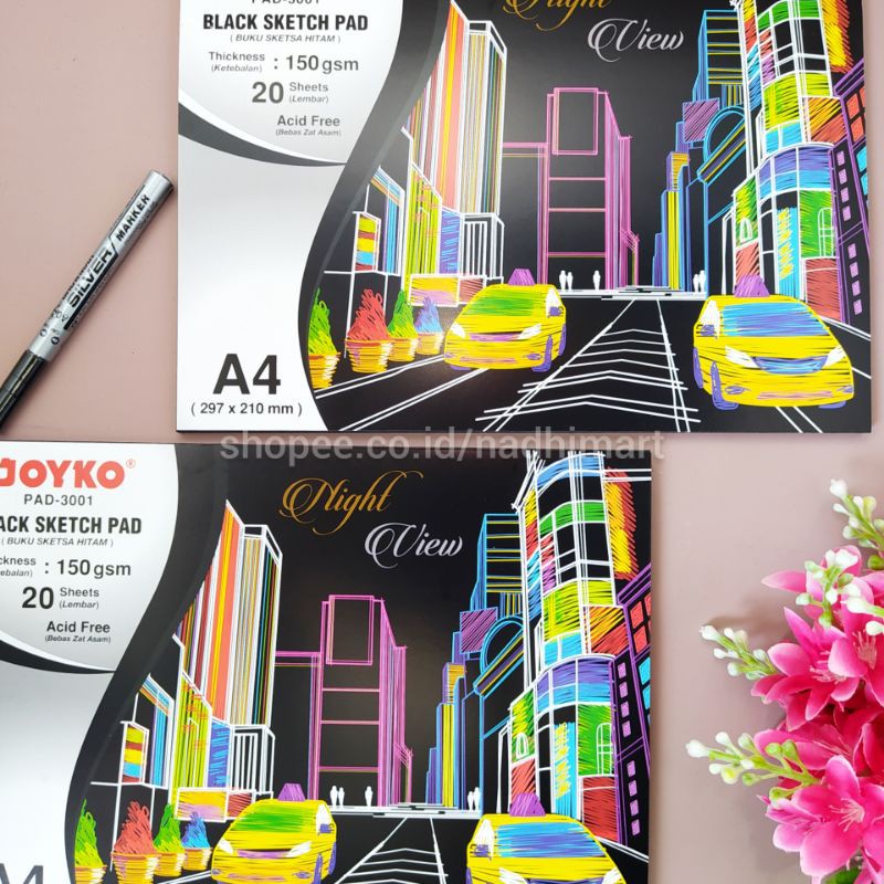 Jual JOYKO SKETCHBOOK A4 20 LEMBAR / SKECTH BOOK A4 / KERTAS GAMBAR