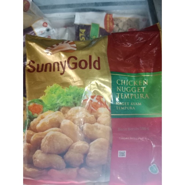 Jual Sunny Gold Chicken Nugget Tempura 500g Shopee Indonesia 7946