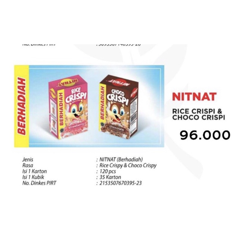 Jual NIT NAT COCO CRUNCH 20 bh | Shopee Indonesia
