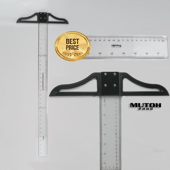 Jual Penggaris T Ziegel / T Ruller Ziegel / T-Square Ruler | Shopee ...